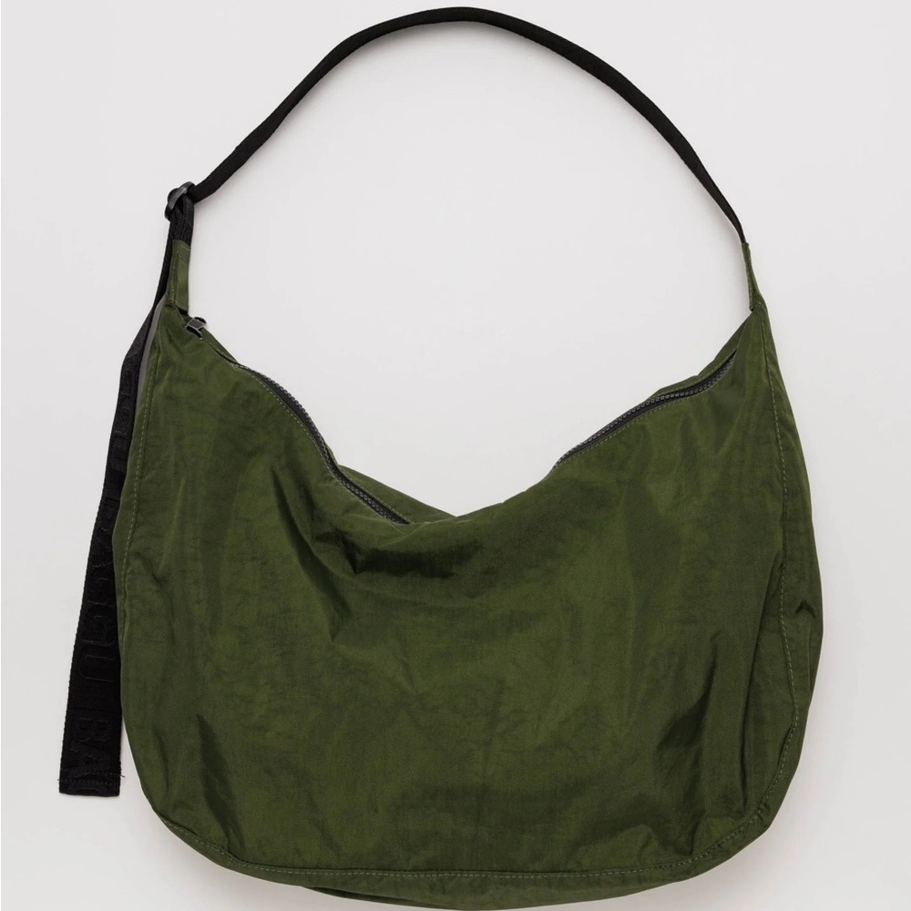 Large Green Baggu Crescent Bag